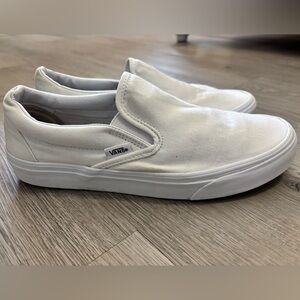 Vans Slip On Shoes Women’s Size 10 White